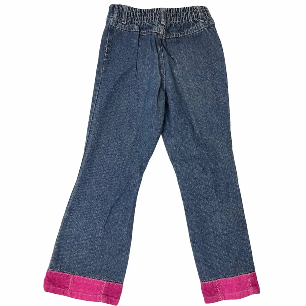 Vintage Y2K Jeans Bundle Retro Embroidered Flower Heart Butterfly Girls Size 6